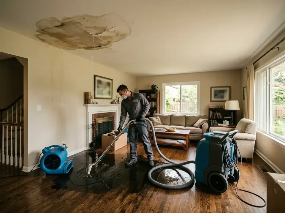 attic-pipe-burst-ceiling-drip-008 — frequently asked questions, Water Damage Restoration & Carpet Care in Chisago City, MN